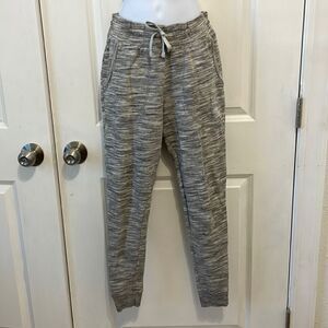 Marled grey jogger sweatpants Reebok size xs gym school